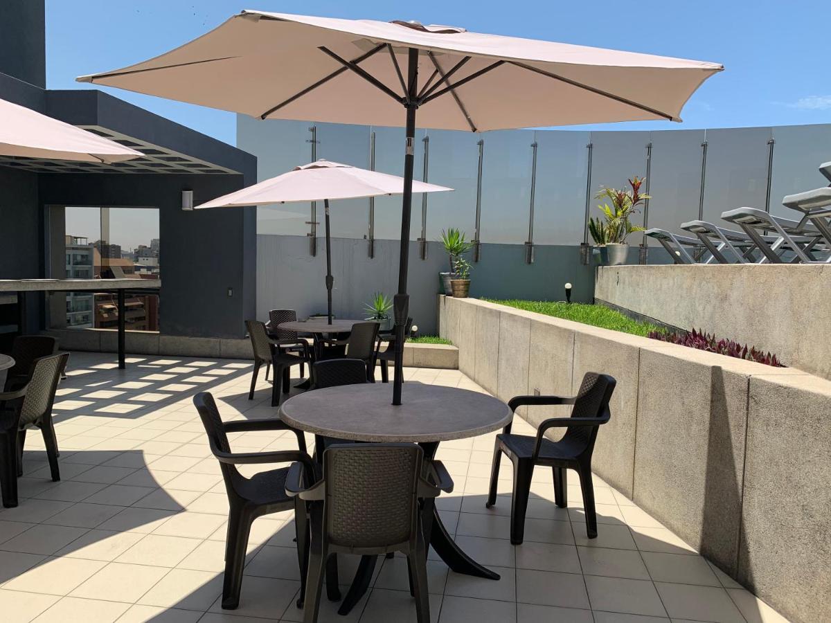 Acogedor Dpto En San Isidro Excelente Vista, Piscina Y Wifi Lima Exterior foto